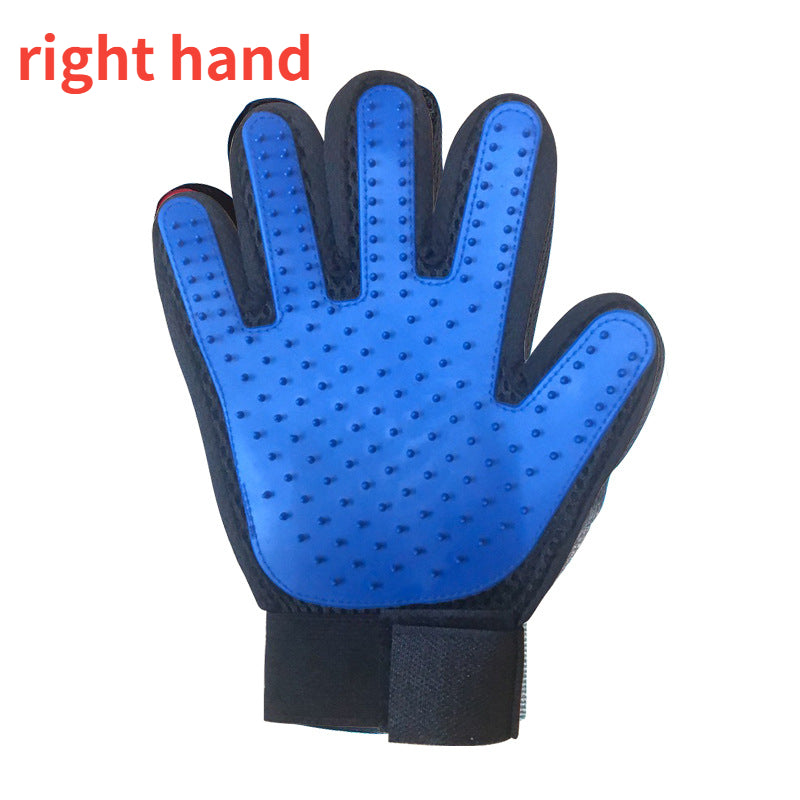 Cat and Dog Grooming Glove  Wool Glove Pet Hair Deshedding Brush Comb Glove For Pet Dog Cleaning Massage Glove For Animal Sale