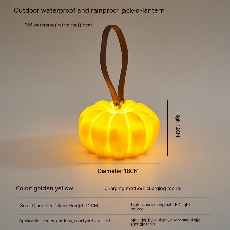 Outdoor Solar Pumpkin Lights Rural Farm Creative Luminous Landscape Outdoor Waterproof Courtyard Lawn Lamp Halloween Party Decor Halloween Decorations