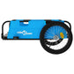 1pc Durable Iron Frame Bike Trailer with Blue Oxford Cloth Bed, Heavy-Duty Cargo Carrier for Outdoor Adventures