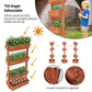 4 Tiers Vertical Raised Garden Bed Outdoor Garden Stand Planter Bed with 4 Container Boxes for Patio Balcony Herbs and Veges