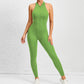 Women's Zipper Aerial Yoga Jumpsuit