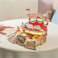 RokrTilt-A-Whirl DIY Music Box Building Block Amusement Park Series For Kids Adults Easy Assembly 3D Wooden Puzzle EA04