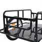 1pc Heavy-Duty Steel Bike Trailer for Hauling Luggage, Plants, Tools, and Groceries - Non-Woven, Black, Single Pack