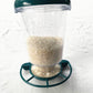 Transparent Plastic Suspension Type Automatic Bird Feeder With Cover