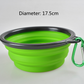 Folded Silicone Pet Dog Bowl