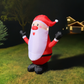 1.8m Self Inflatable LED Jolly Santa Rotating Lights