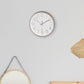 Modern Wall Clock Silent Non-Ticking Quartz Battery Operated Rose Gold