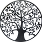 Black Tree of Life Wall Art Hanging Metal Iron Sculpture Garden 60cm