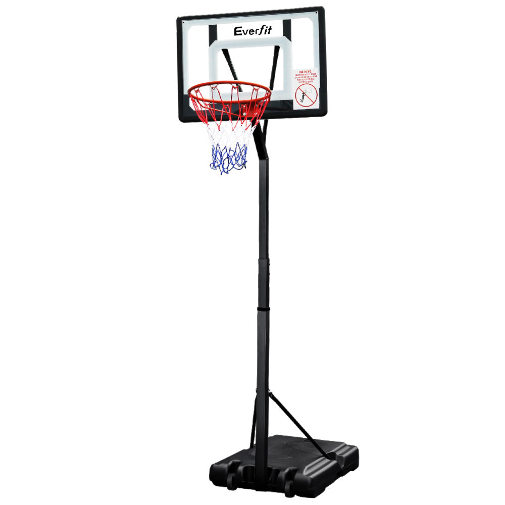 Adjustable Portable Basketball Stand Hoop System Rim