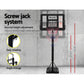3.05M Basketball Hoop Stand System Ring Portable Net Height Adjustable Black
