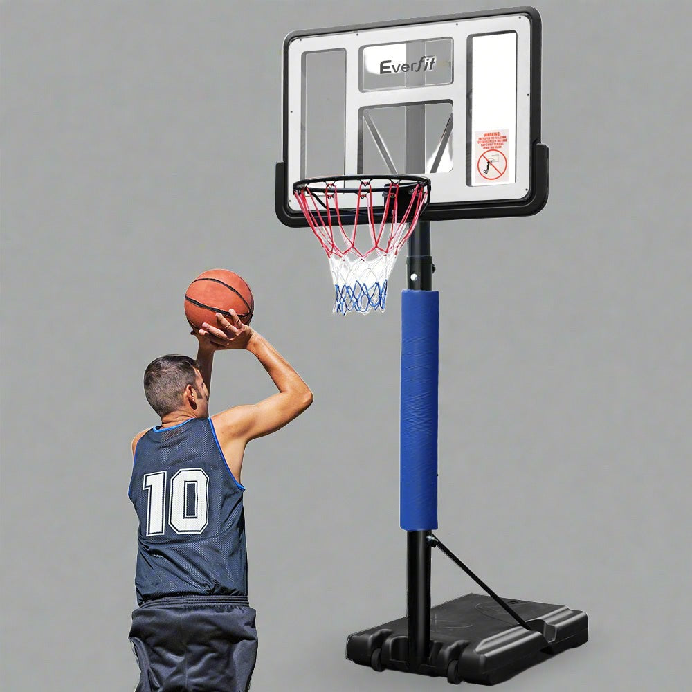 3.05M Basketball Hoop Stand System Ring Portable Net Height Adjustable ...