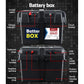 120Ah Deep Cycle Battery & Battery Box 12V AGM Marine Sealed Power Solar