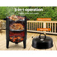 BBQ Grill 3-In-1 Charcoal Smoker