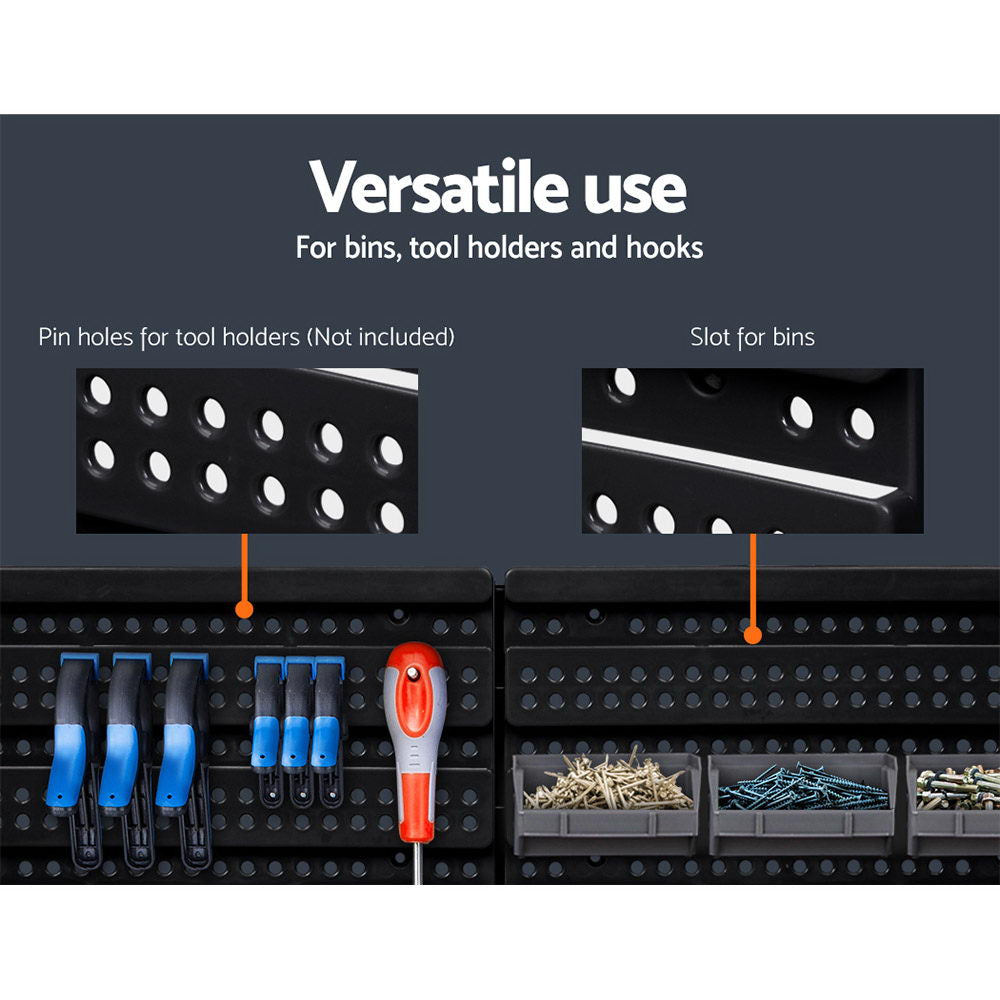 30 Bin Wall Mounted Rack Storage Organiser