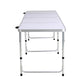 Folding Camping Table 240CM Portable Outdoor Picnic BBQ Aluminium Desk