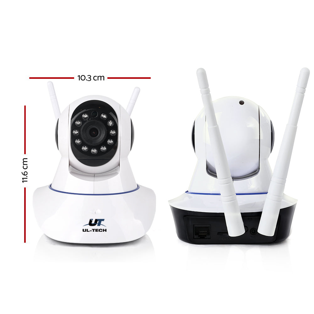 Set of 2 1080P IP Wireless Camera - White