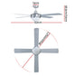 52'' Ceiling Fan w/Light w/Remote Timer - Silver