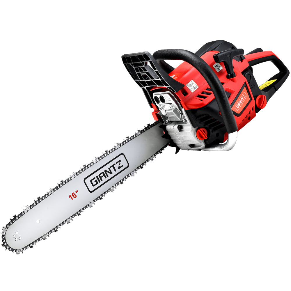 Petrol Chainsaw Chain Saw E-Start Commercial 45cc 16'' Top Handle Tree