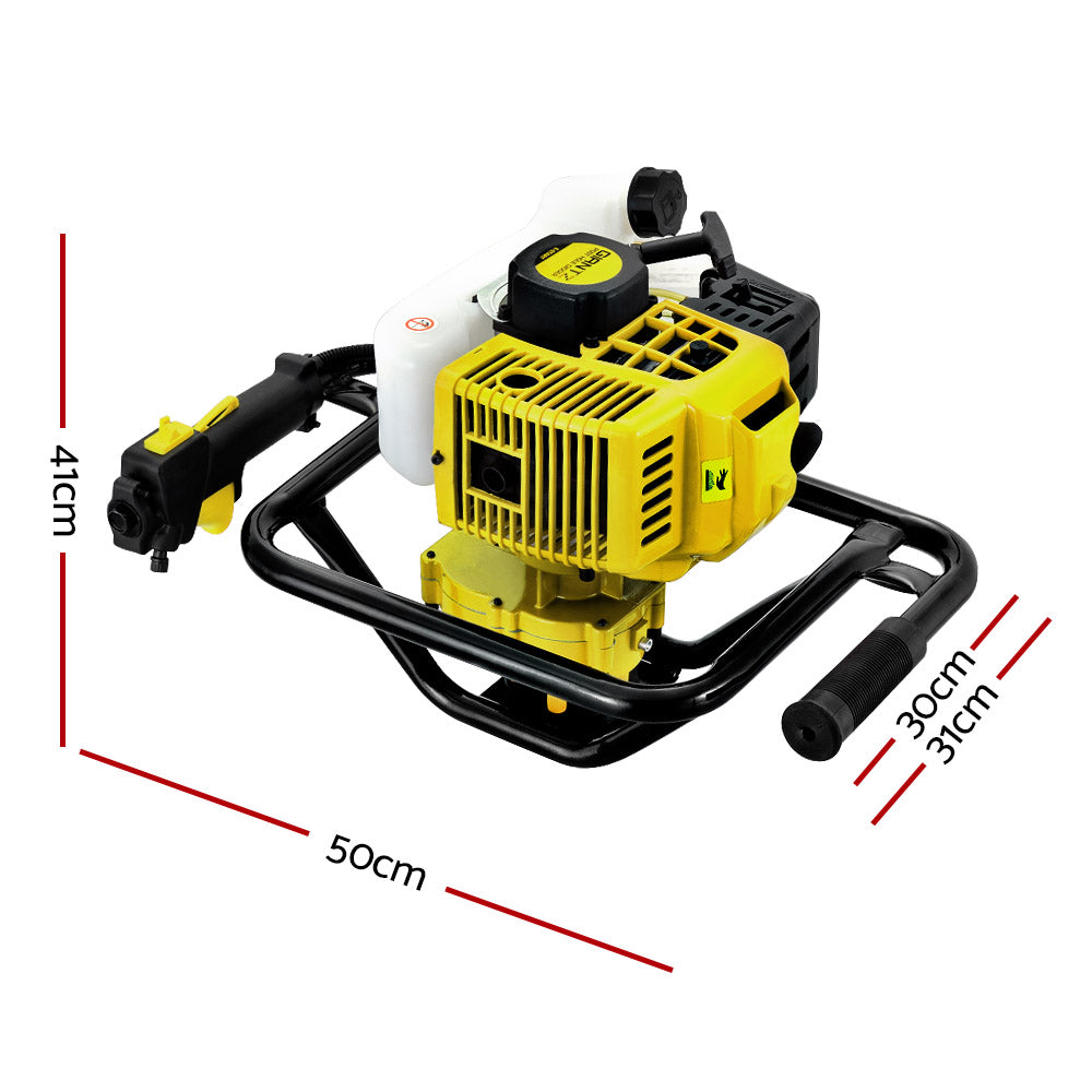 Post Hole Digger Petrol Only 92CC Motor Engine Earth Auger DIggers