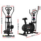 6in1 Elliptical Cross Trainer Exercise Bike Bicycle Home Gym Fitness Machine Running Walking