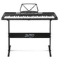 61 Keys Electronic Piano Keyboard LED Electric w/Holder Music Stand USB Port