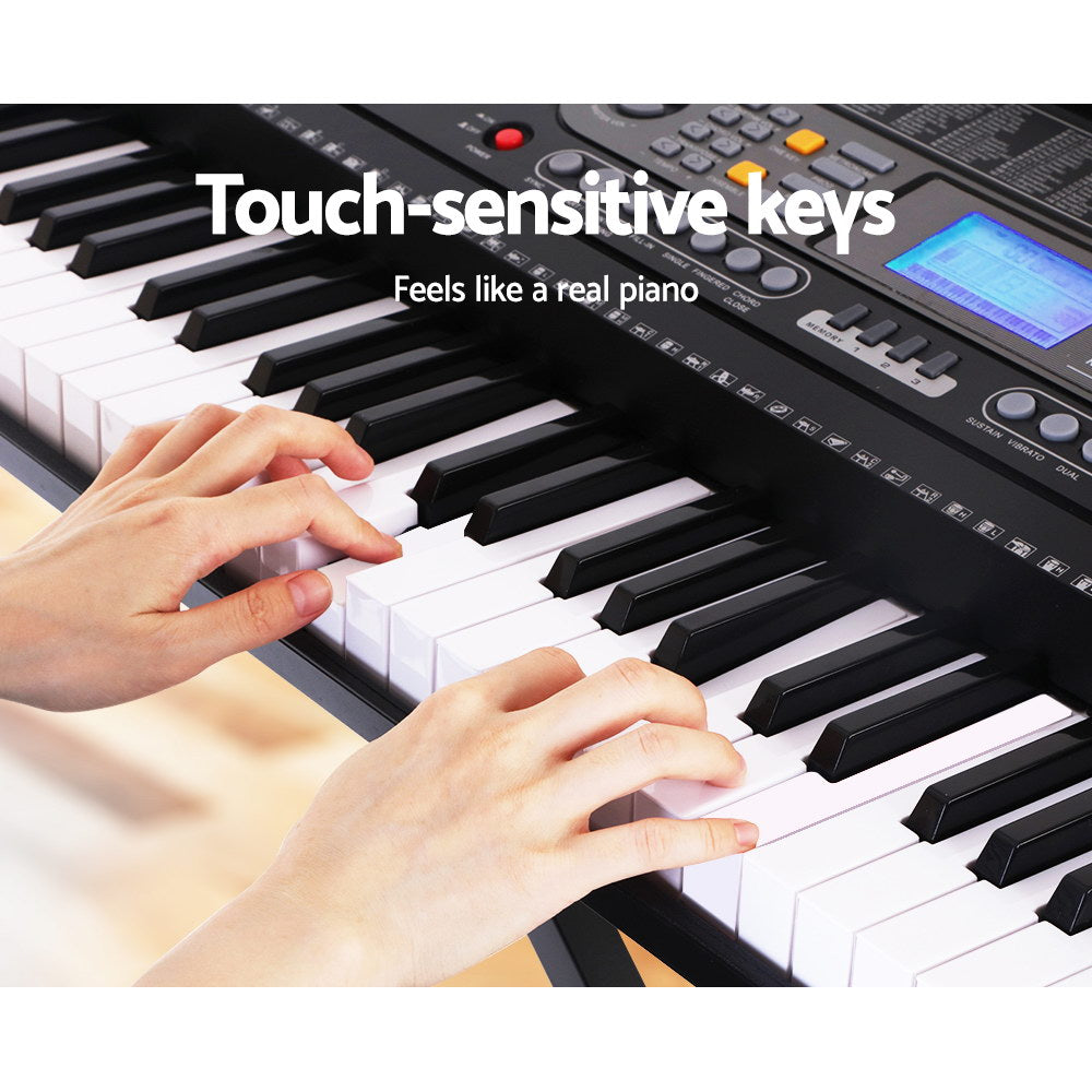 61 Keys Electronic Piano Keyboard Electric Instrument Touch Sensitive Midi