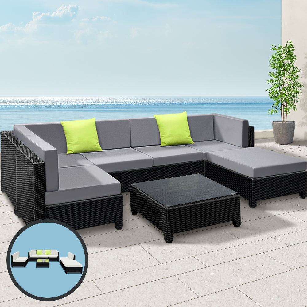 7 Piece Outdoor Sofa Set