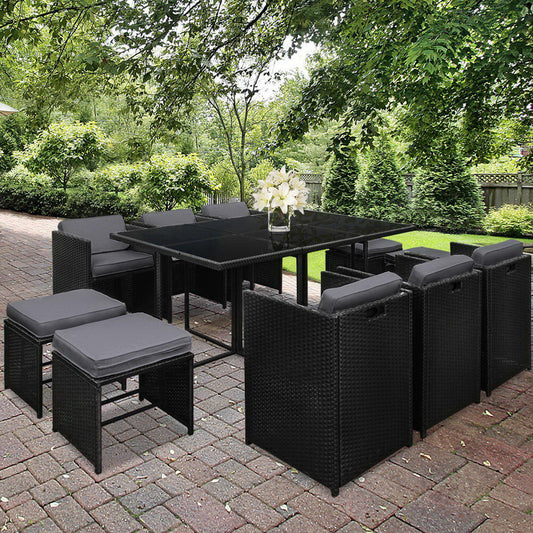 11 Piece Outdoor Dining Set