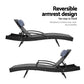 Outdoor Sun Lounge Furniture Day Bed Wicker Pillow Sofa Set