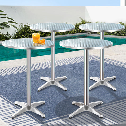 4 x Round Cafe Tables