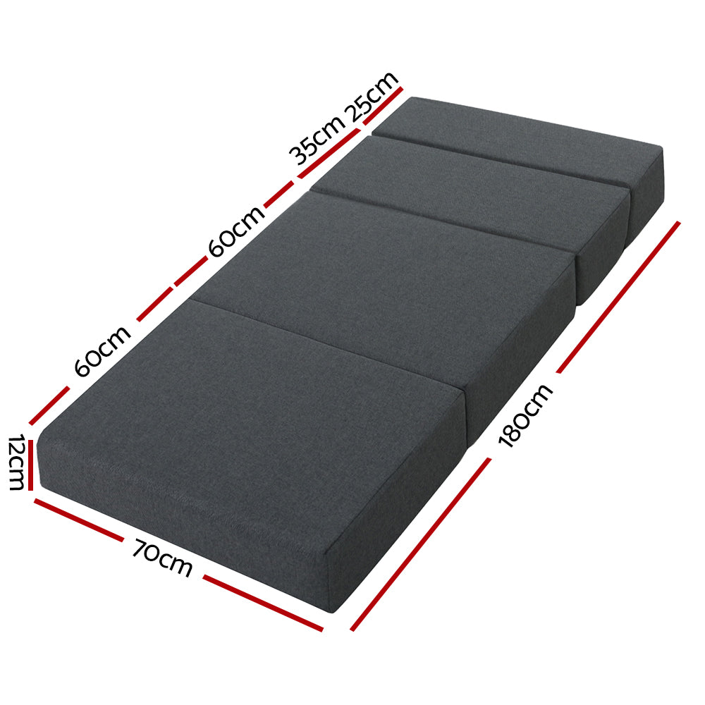 Bedding Folding Mattress Foldable Portable Bed Floor Mat Camping Pad