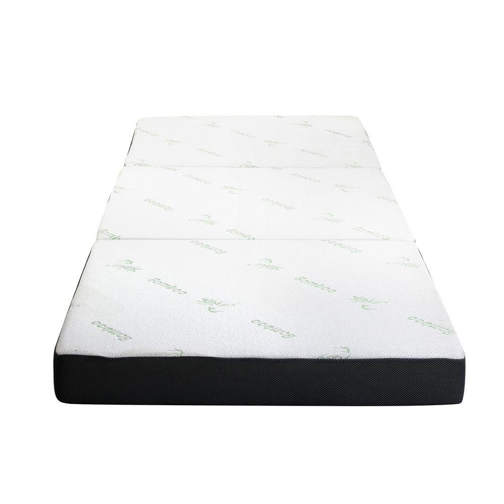 Bedding Folding Foam Portable Mattress Bamboo Fabric