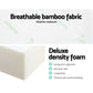 Bedding Folding Foam Portable Mattress Bamboo Fabric