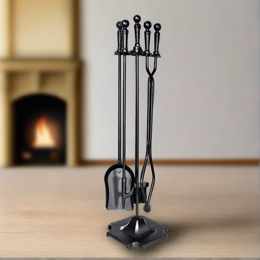 Fireplace Tool Set Fire Place Tools Poker Brush Shovel Stand Tongs