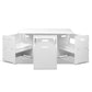 Kids Multi-function Table and Chair Hidden Storage Box Toy Activity Desk