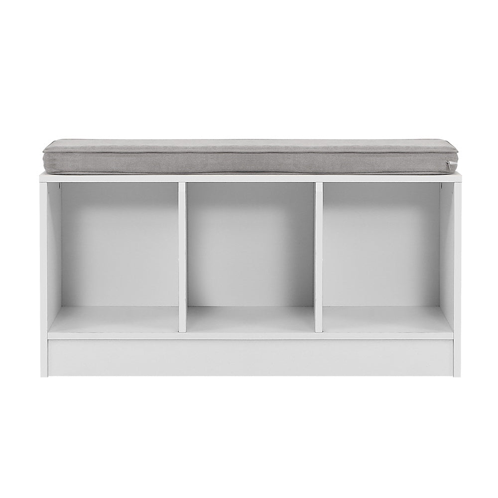 Shoe Cabinet Bench Shoes Organiser Storage Rack Shelf White Box Seat