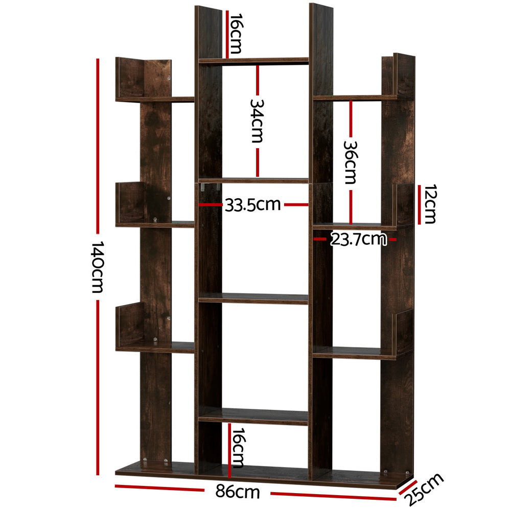 Tree-Shaped Bookshelf  Walnut