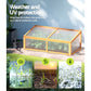 Garden Bed Raised Wooden Planter Box Vegetables 110x58x41.5cm