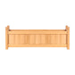 Garden Bed Raised Wooden Planter Outdoor Box Vegetables 90x30x33cm