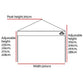 Gazebo Pop Up Marquee 3x3m Outdoor Tent Folding Wedding Gazebos Navy