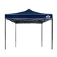Gazebo Pop Up Marquee 3x3m Outdoor Tent Folding Wedding Gazebos Navy