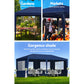Gazebo 3x6 Outdoor Marquee Gazebos Wedding Party Camping Tent 6 Wall Panels