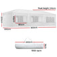 Gazebo 3x9 Outdoor Marquee Gazebos Wedding Party Camping Tent 8 Wall Panels