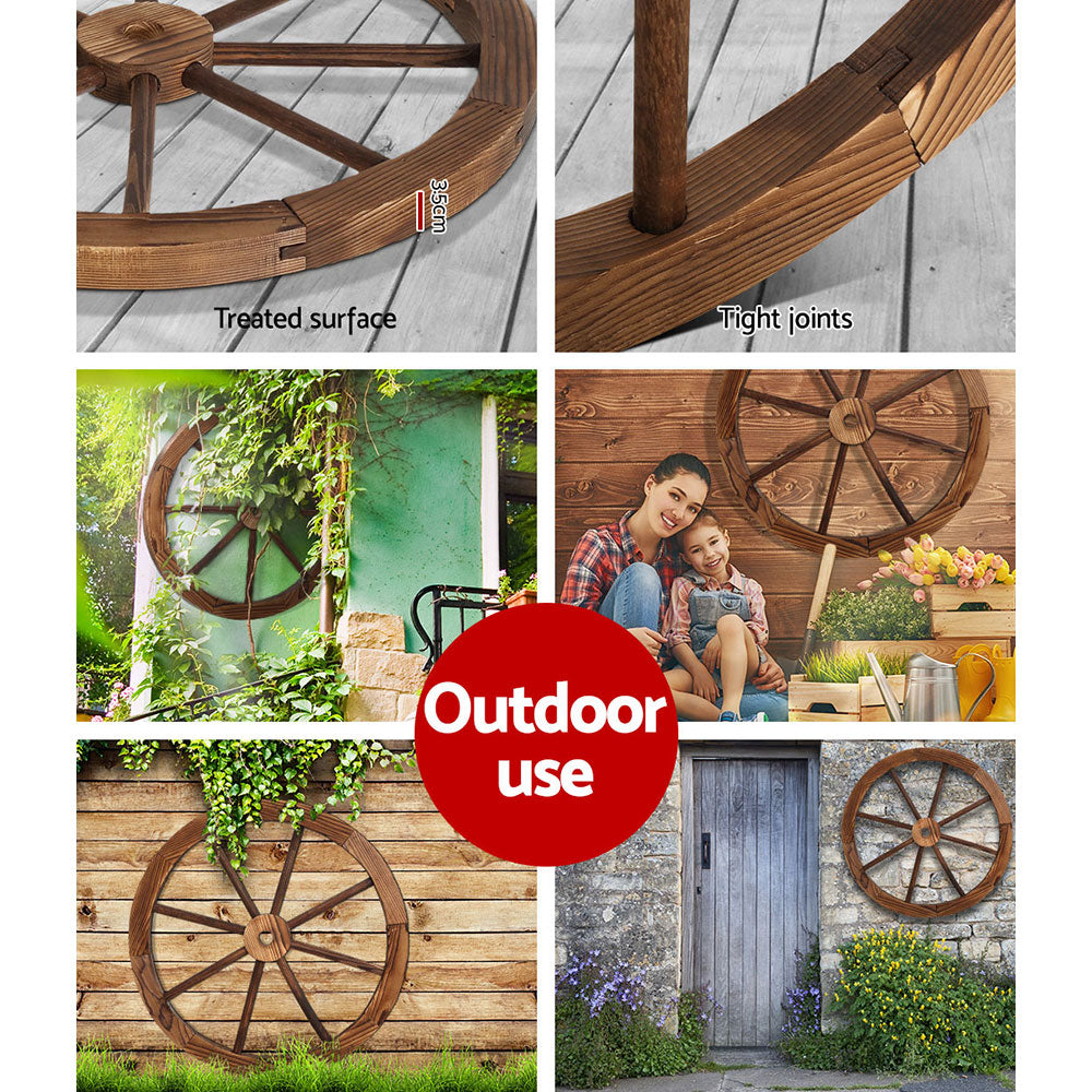 Wooden Wagon Wheel