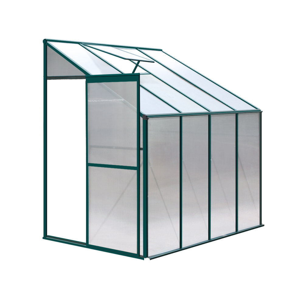 Greenhouse Aluminium Green House Garden Polycarbonate 2.52x1.27M