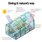 Aluminum Greenhouse Green House Garden Shed Polycarbonate 2.52x1.9M