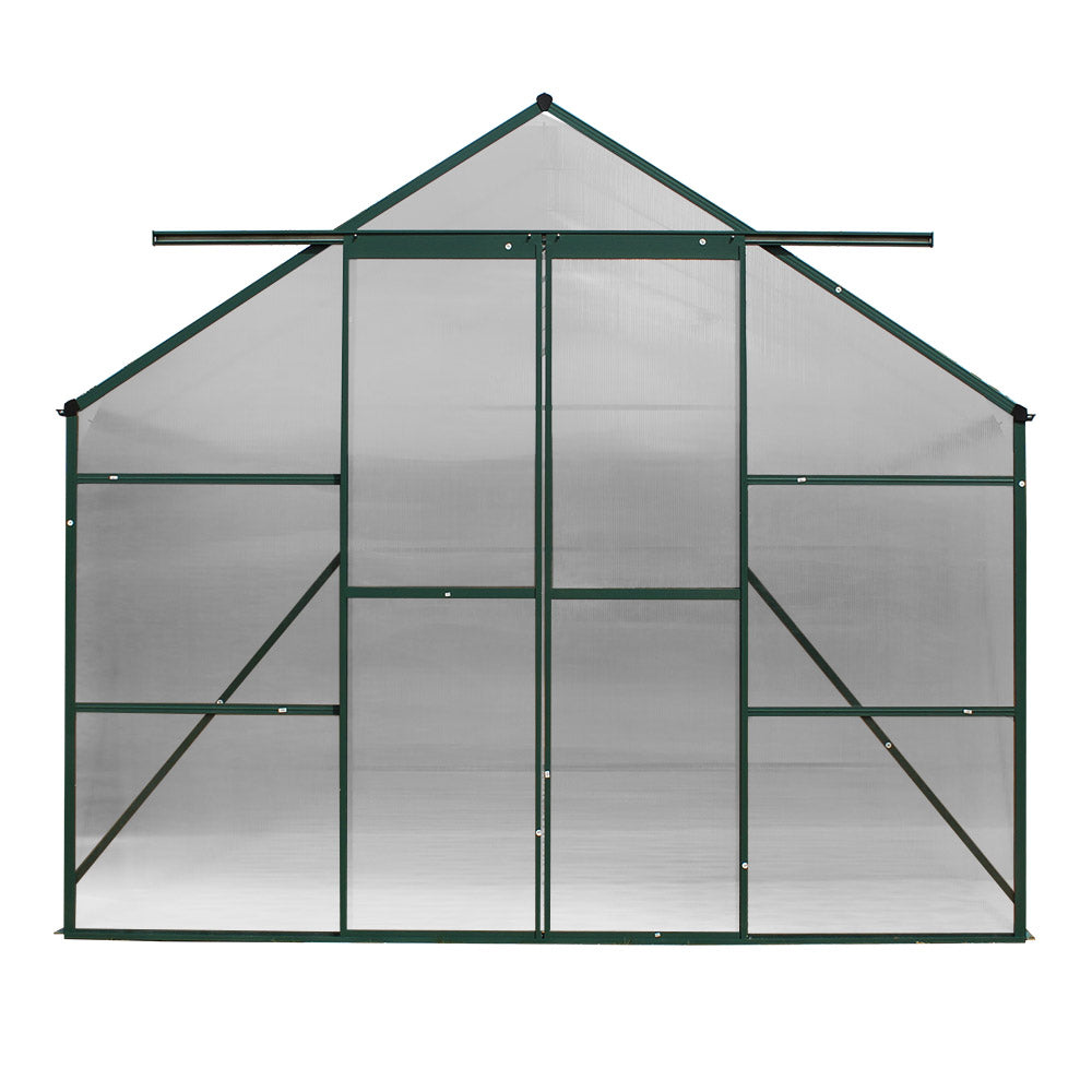 Aluminium Greenhouse Green House Garden Polycarbonate 4.43X2.44M