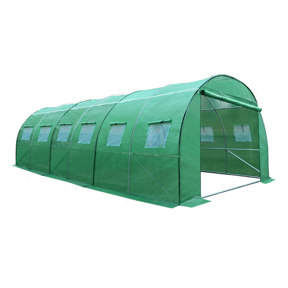 Greenhouse 6MX3M Garden Shed Green House Storage Tunnel Plant Grow