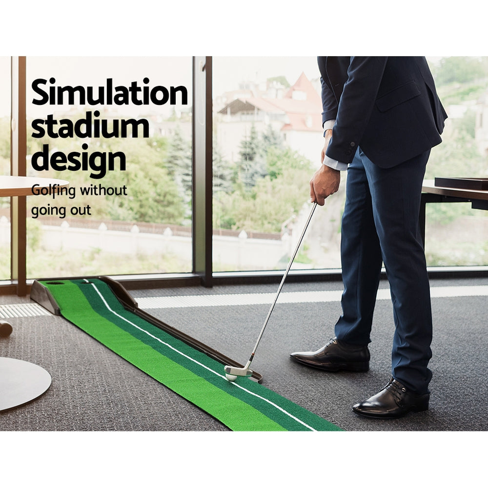 3M Golf Putting Mat Practice Putter Indoor Outdoor Training Exerciser