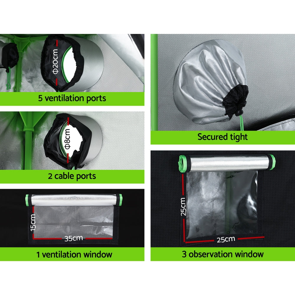 Grow Tent Kits Hydroponics Indoor Grow System DIY 120X60X180/210CM